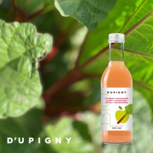 Jus de pomme-rhubarbe Upigny - belge & bio
