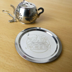 Infuseur à thé Théière et soucoupe