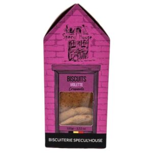Croquants violette, biscuit artisanal belge