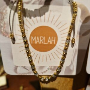 MarlaH - bracelet Hippy - perles Miyuki & pierres naturelles