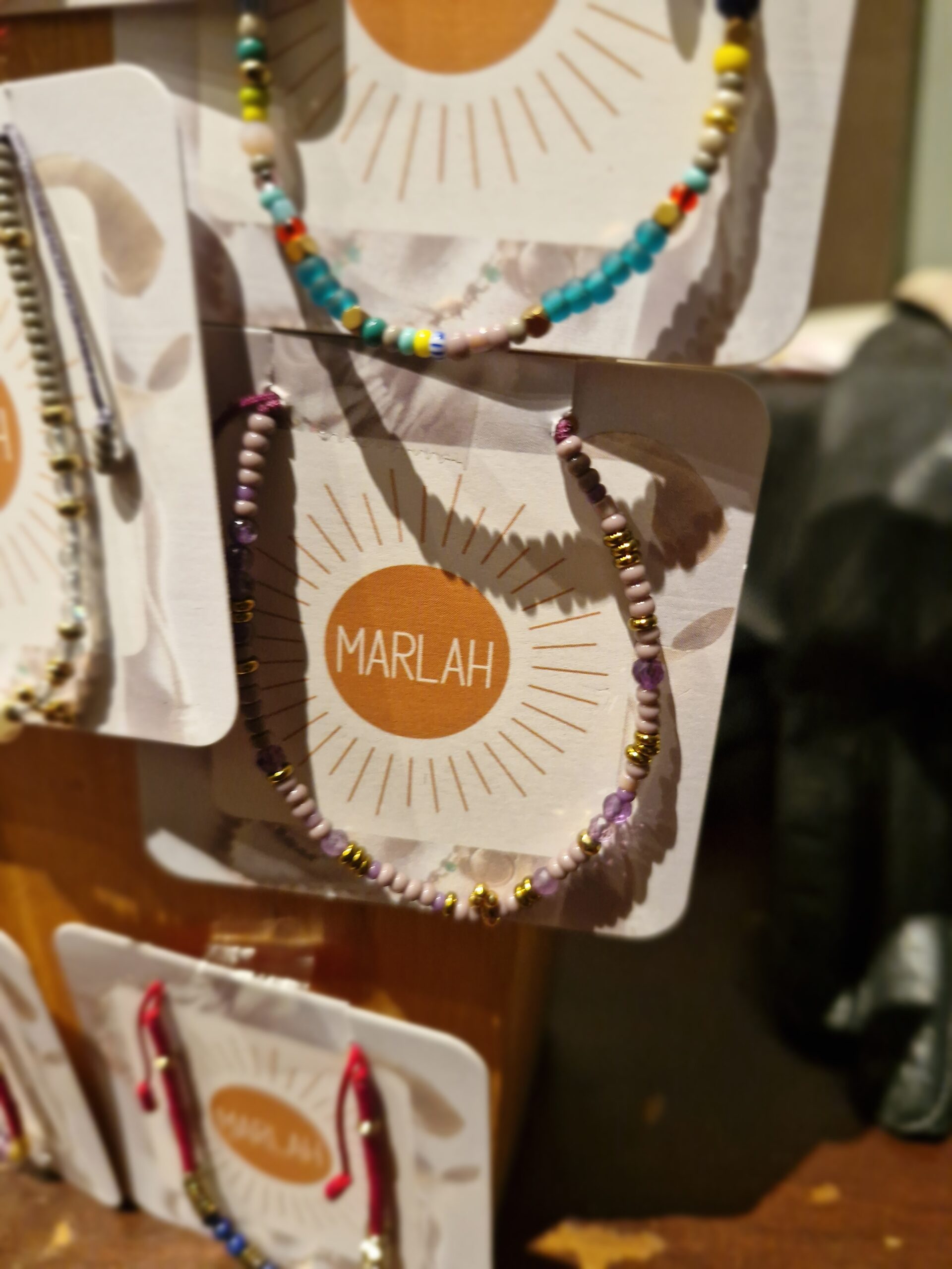 MarlaH - bracelet Hippy - perles Miyuki & pierres naturelles