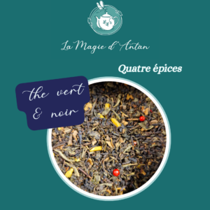Thés vert & noir - Quatre Épices