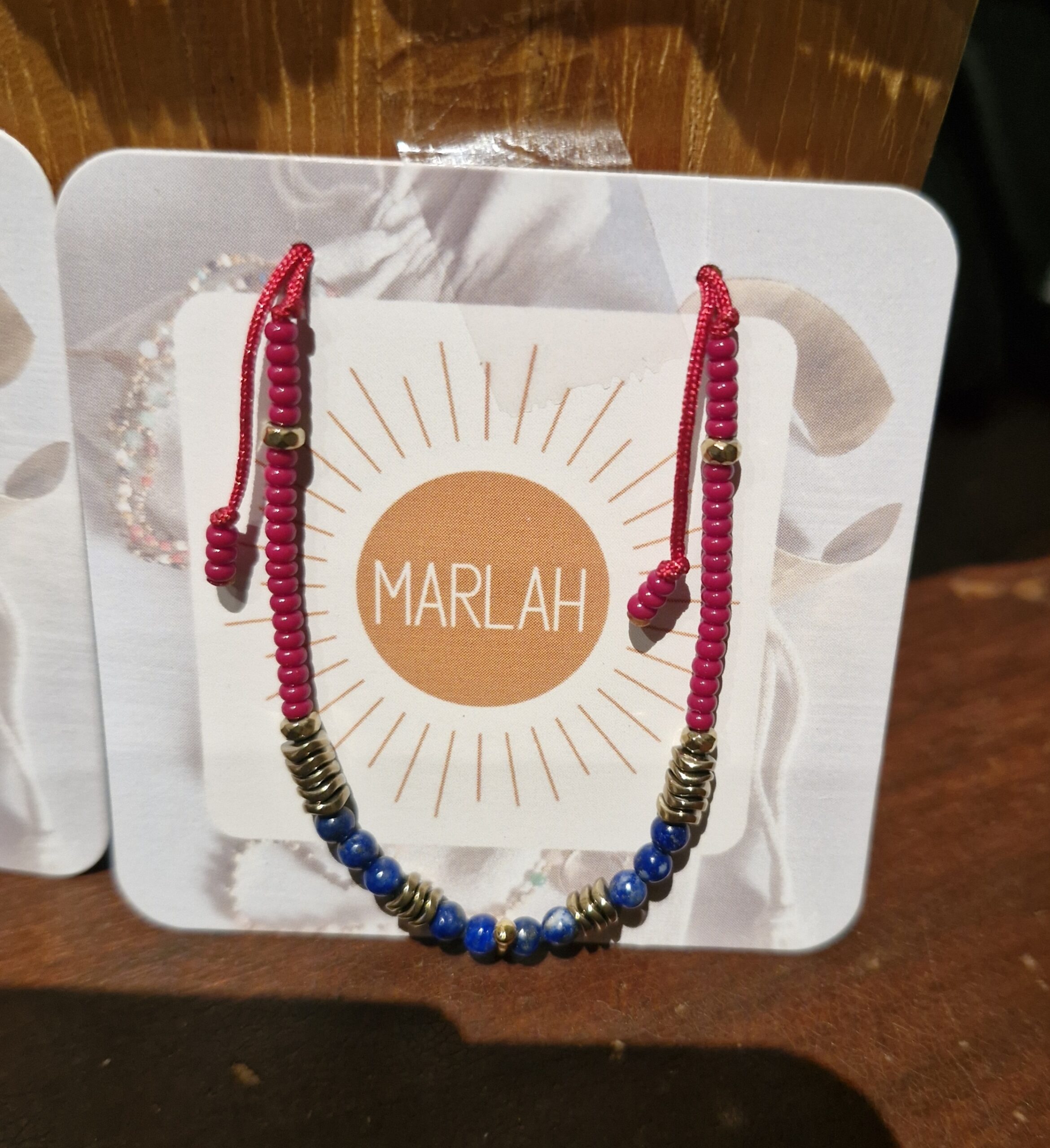 MarlaH - bracelet Hippy - perles Miyuki & pierres naturelles