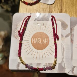 MarlaH - bracelet Hippy - perles Miyuki & pierres naturelles