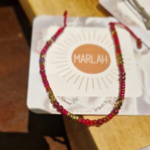 MarlaH - bracelet Hippy - perles Miyuki & pierres naturelles