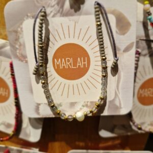 MarlaH - bracelet Hippy - perles Miyuki & pierres naturelles