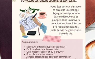 Jeudi 12 novembre : « Journaling » cosy d&rsquo;automne