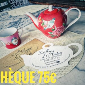 Chèque cadeau "Écrin de soutien" de 75€