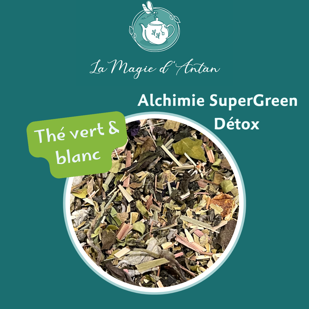 Thé vert & blanc détox - L'alchimie SuperGreen