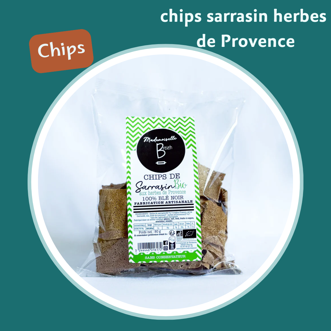 Chips de sarrasin bio herbes de Provence