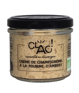 Tartinade artisanale bio Crème de champignons à la fourme d'Ambert