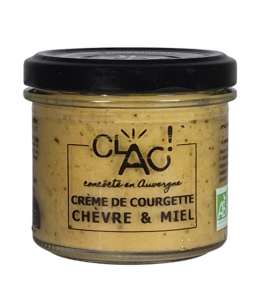 Tartinade artisanale bio Crème de courgettes, chèvre & miel