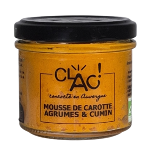 Tartinade artisanale bio Carottes cumin agrumes