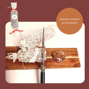 Choco cisson bio : saucisson trompe-l'oeil