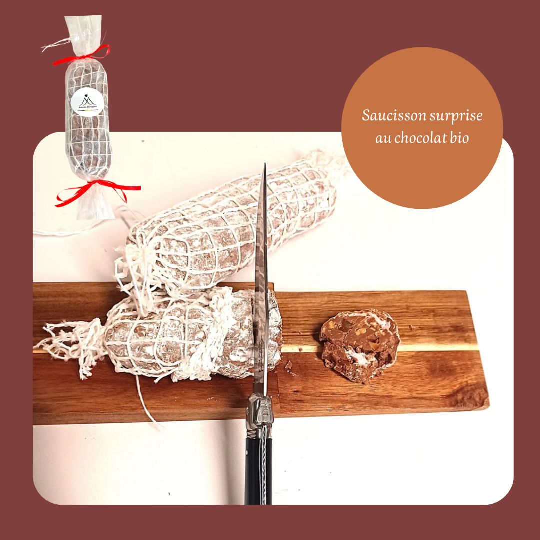 Choco cisson bio : saucisson trompe-l'oeil