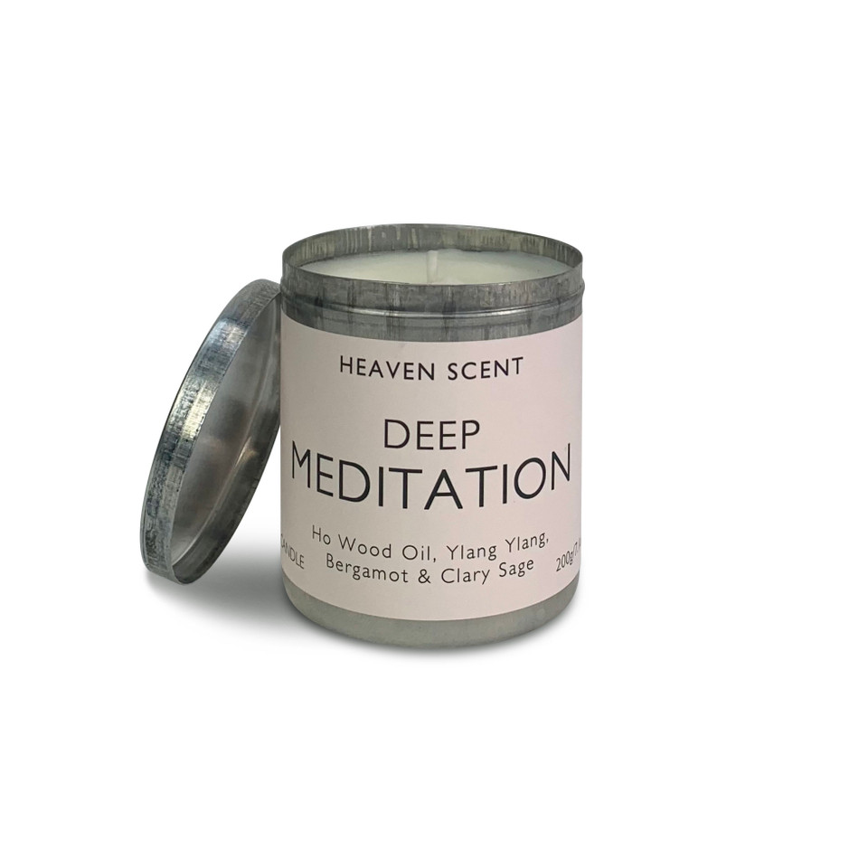 Bougie naturelle artisanale - Méditation profonde 200ml