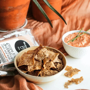 Chips de sarrasin bio aux oignons de Roscoff AOP