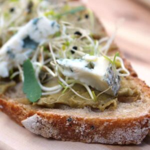 Tartinade artisanale bio Crème de poireaux à la fourme d'Ambert
