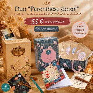 VENTE PRIVÉE jusqu'à dim. 20/09 ! DUO coffrets Arabesques & Confidences 55€ au lieu de 63,90€