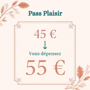 W-e du client - PASS Plaisir 45€ payés, dépensez 55€