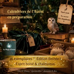Prévente Edition LIMITÉE * 2026 Calendrier de l'Avent artisanal - Esprit BOIS chaleureux